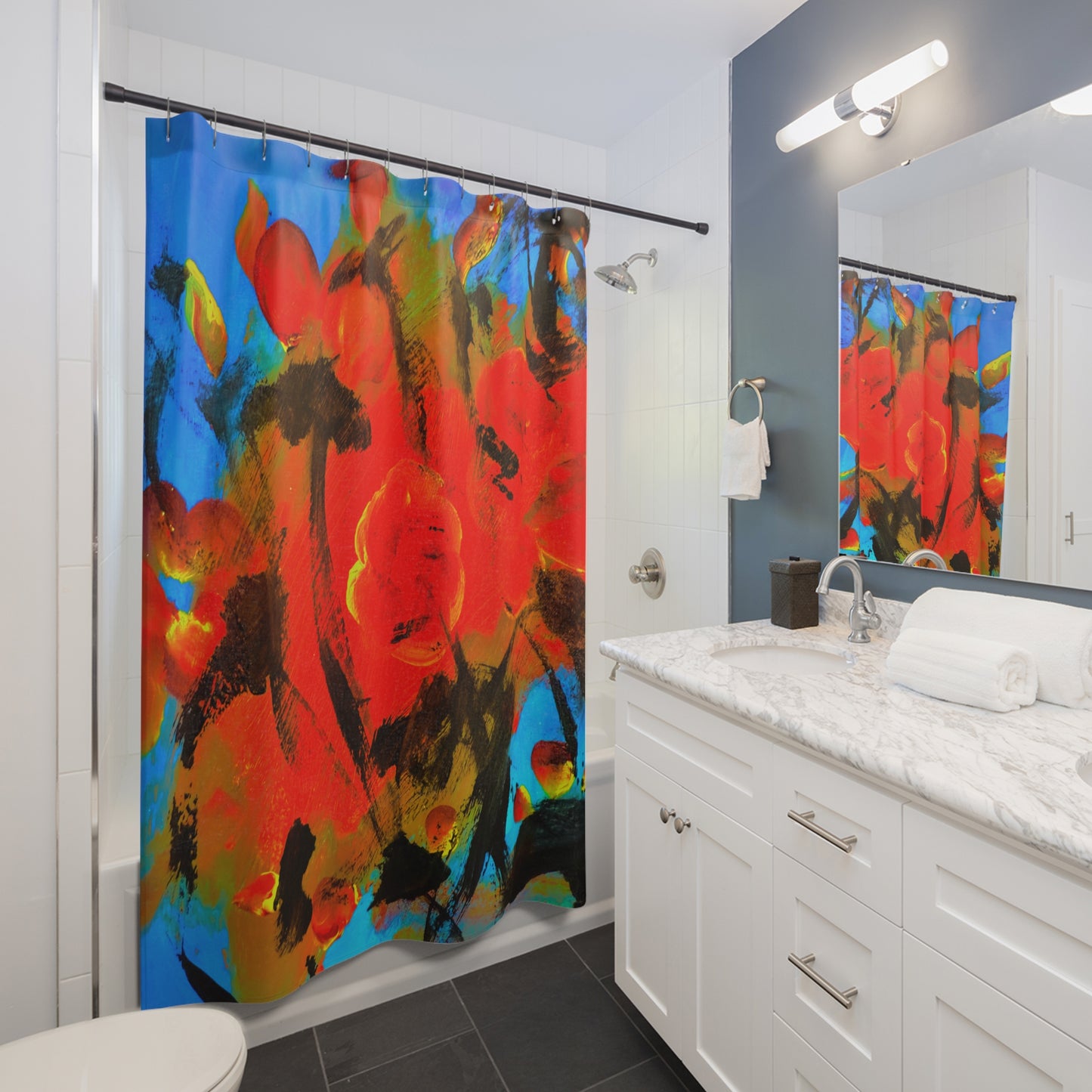 Shower Curtains Love Explosion Design