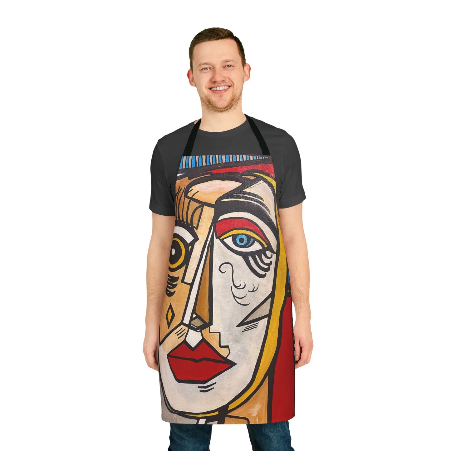 Apron, 5-Color Straps (AOP)