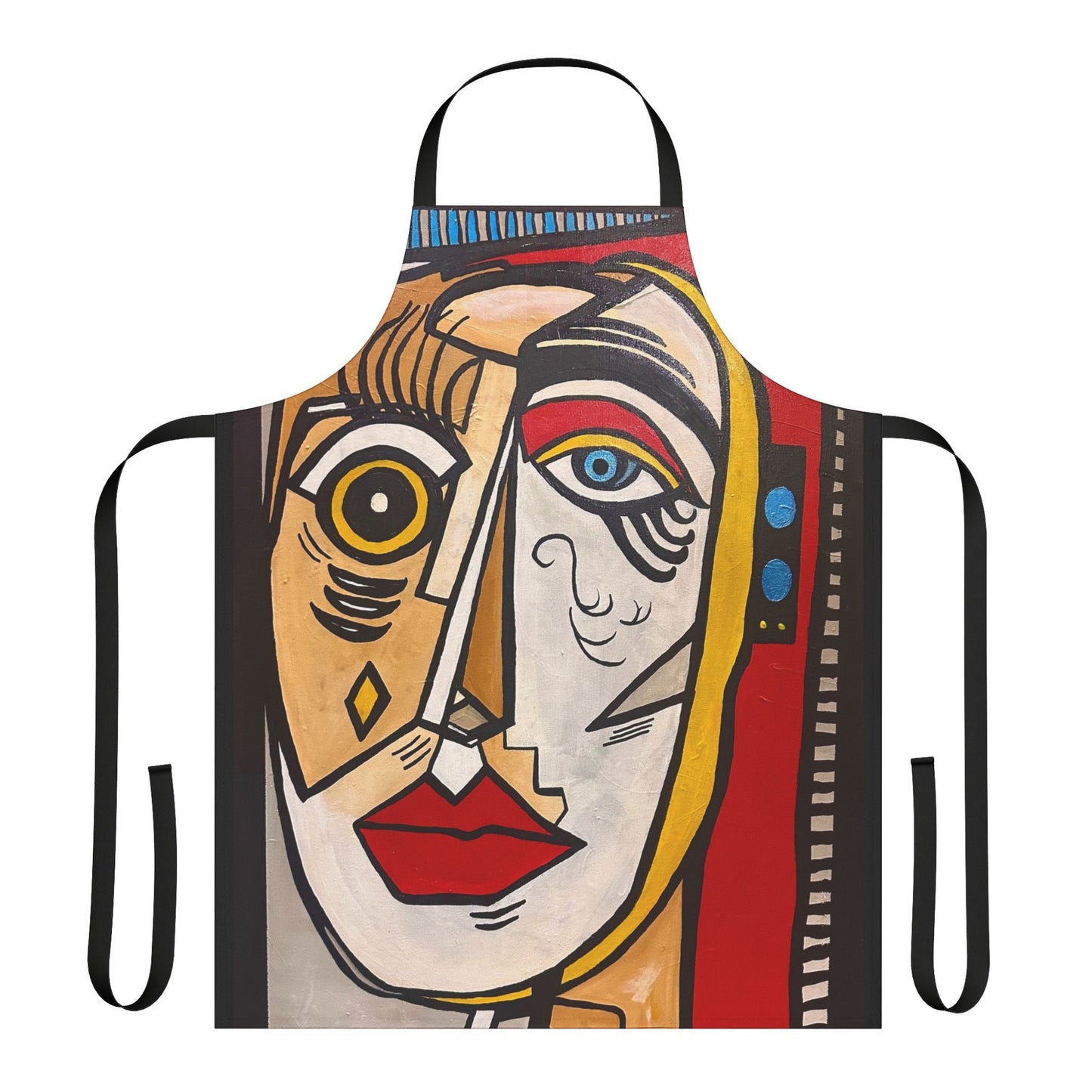 Apron, 5-Color Straps (AOP)