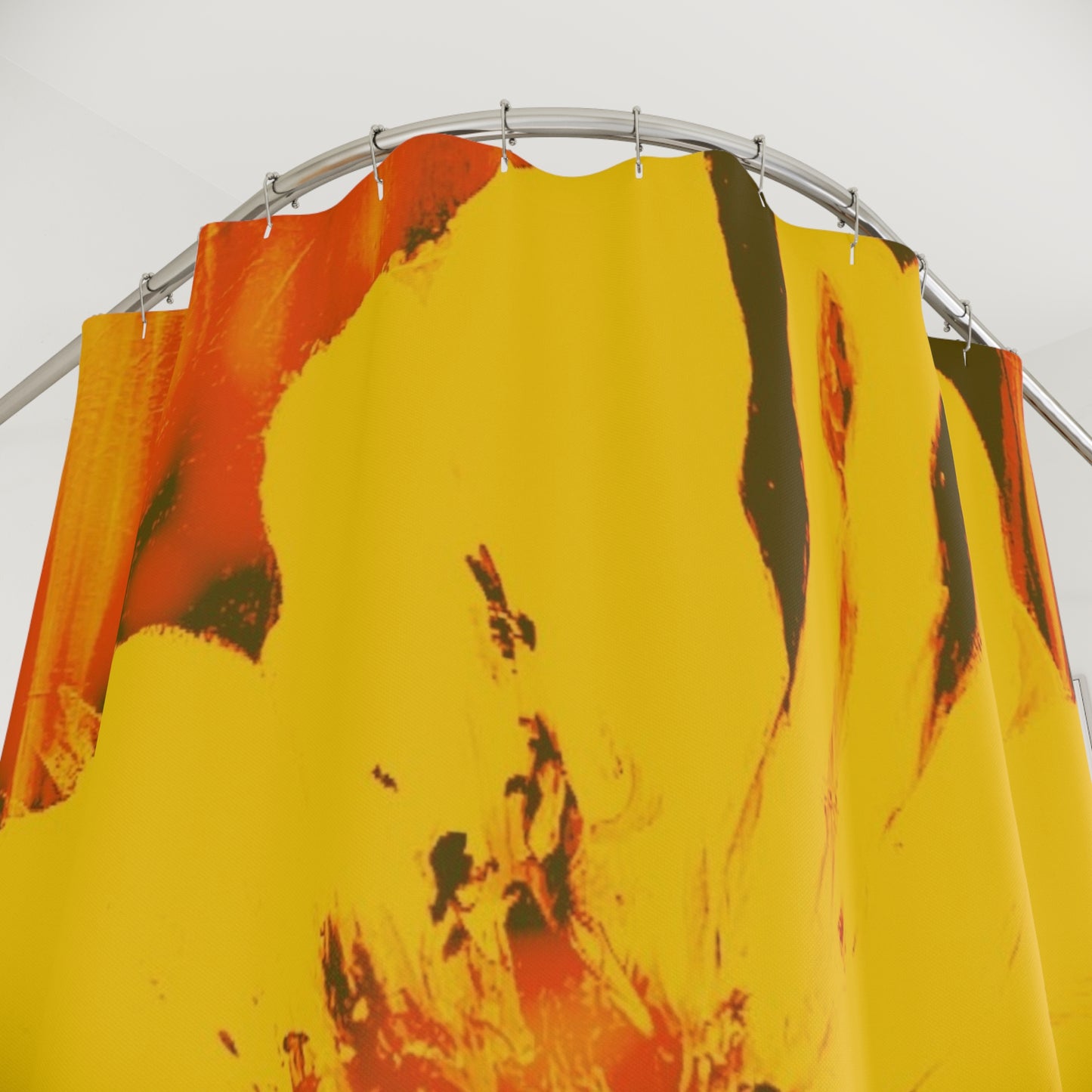 Yellow Shower Curtain - Mellow Yellow Design
