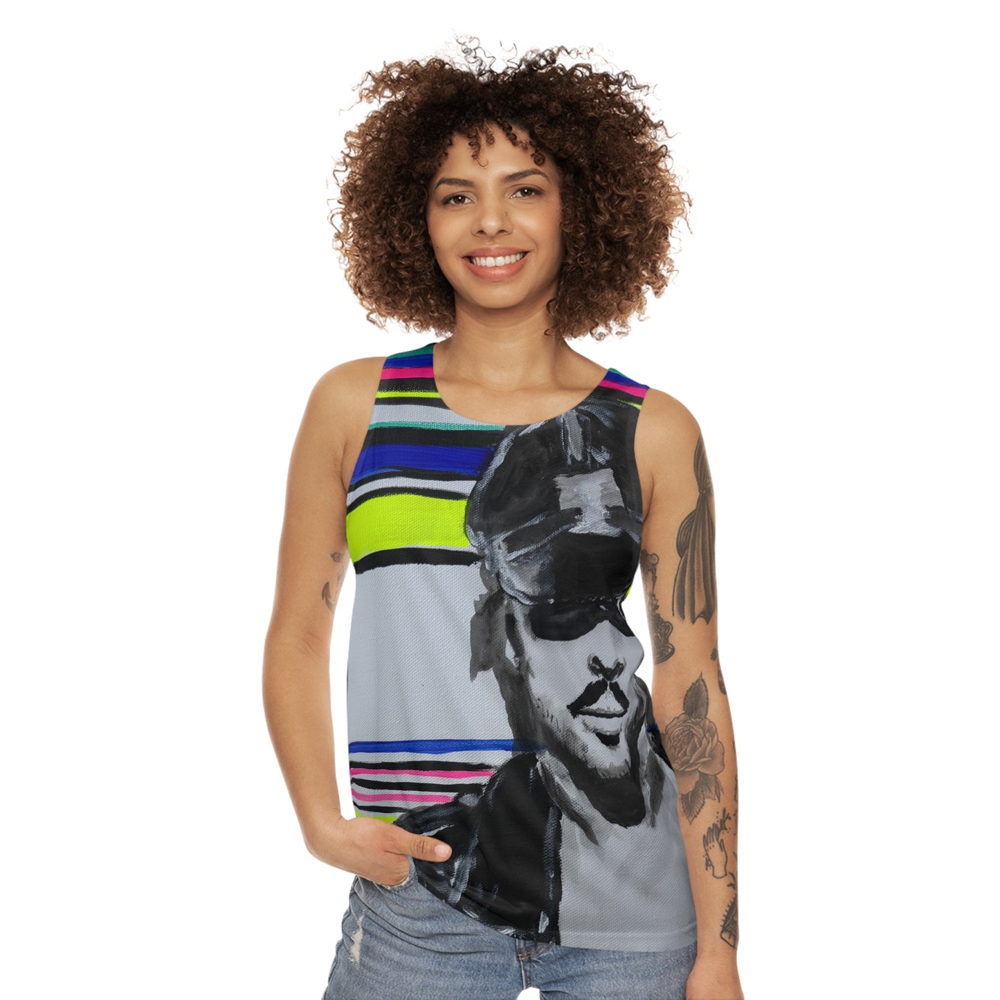 Vibrant Unisex Tank Top | Stylish Summer Wear, LGBTQ+ Pride Gear, Festival Outfit, Unique Graphic Tee, Casual Streetwear