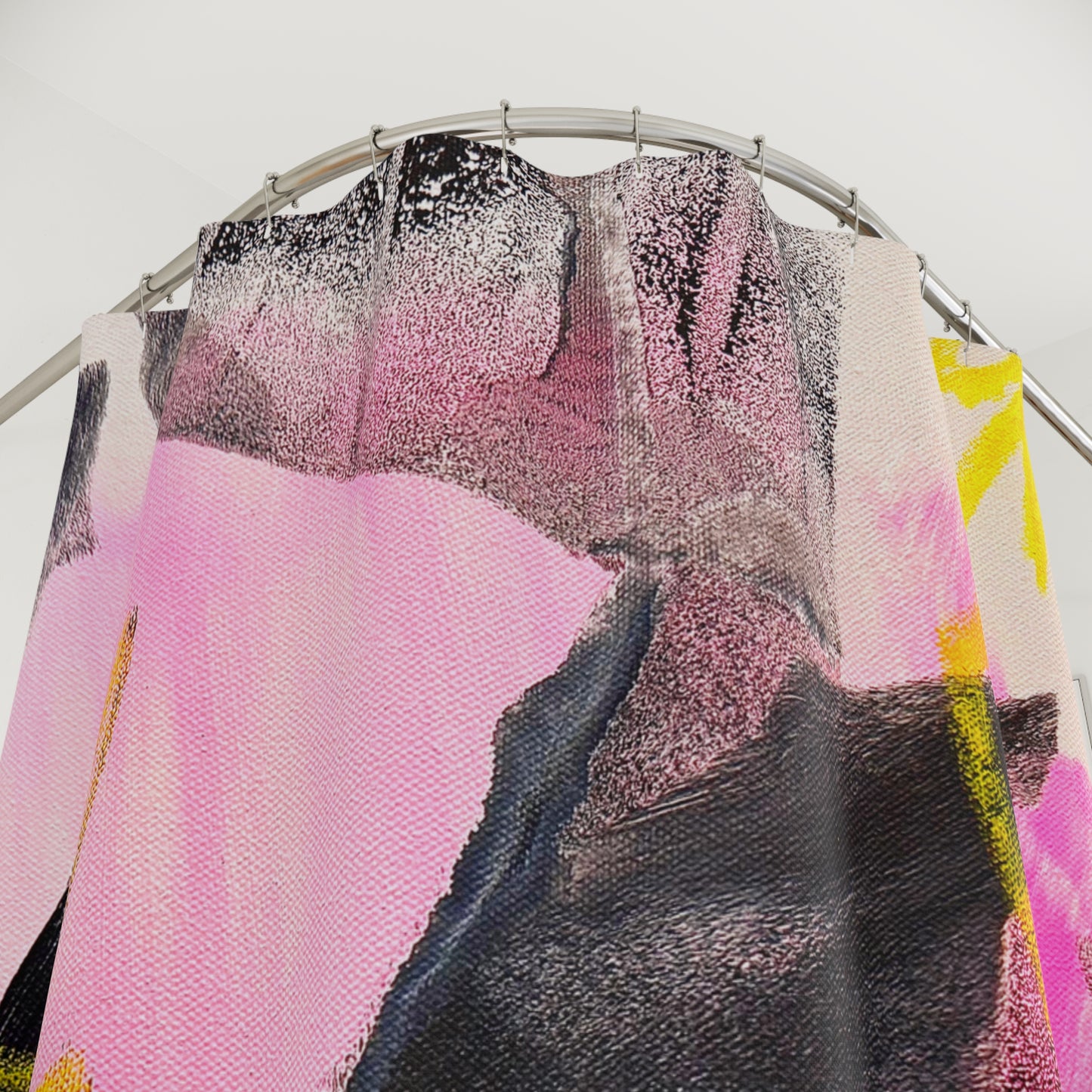 AbstractPink Shower Curtain