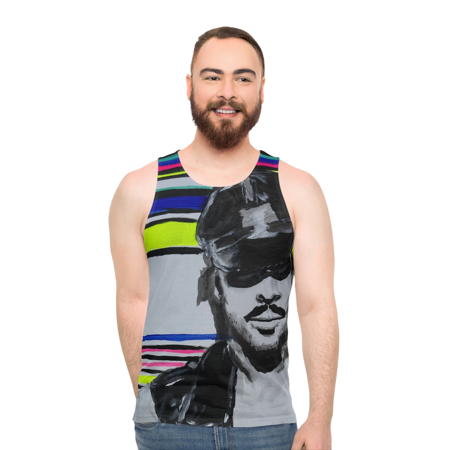 Vibrant Unisex Tank Top | Stylish Summer Wear, LGBTQ+ Pride Gear, Festival Outfit, Unique Graphic Tee, Casual Streetwear
